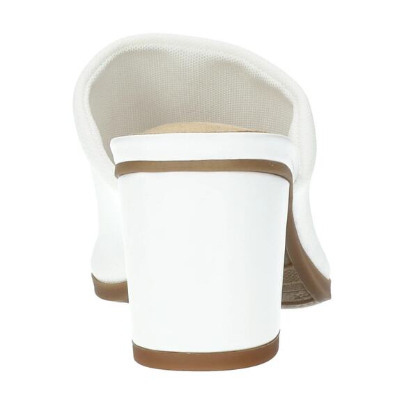 Easy Street Women's Carmella Stretch Fabric Mules, White Size 7.5M - Picture 5 of 7